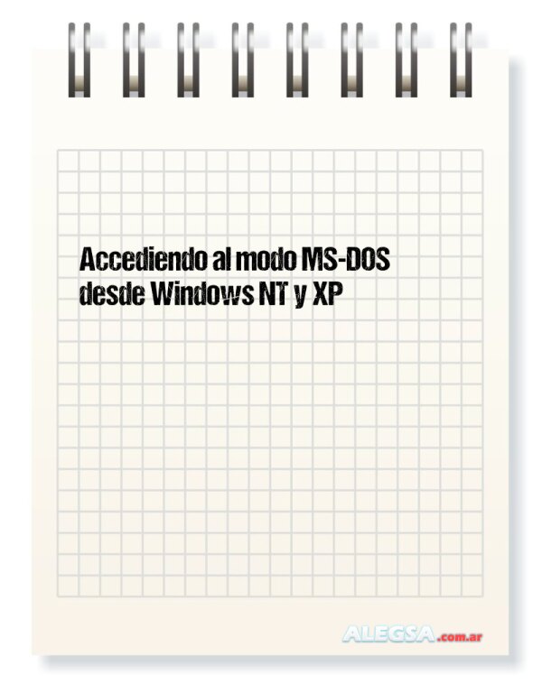 Accediendo al modo MS-DOS desde Windows NT y XP