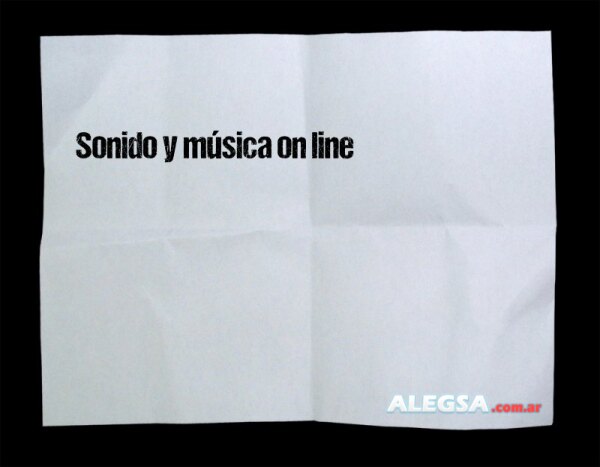 Sonido y música on line