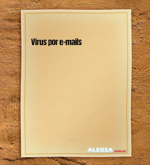 Virus por e-mails