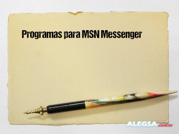Programas para MSN Messenger