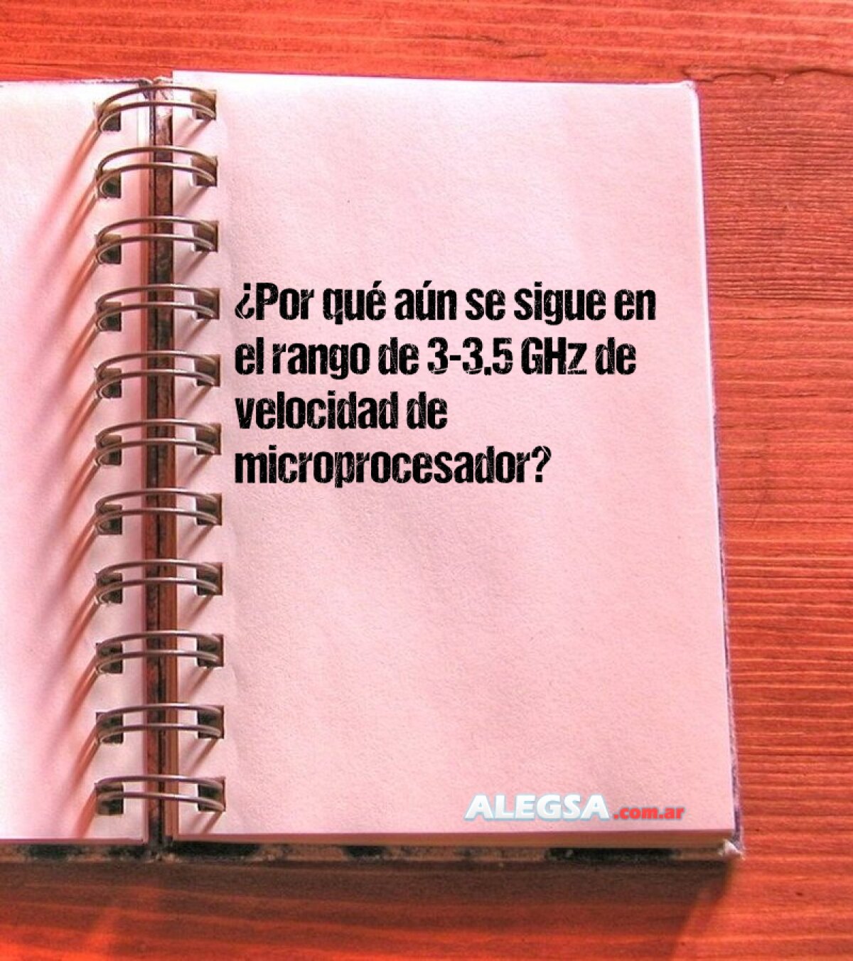 ¿Por qué aún se sigue en el rango de 3-3.5 GHz de velocidad de microprocesador? 