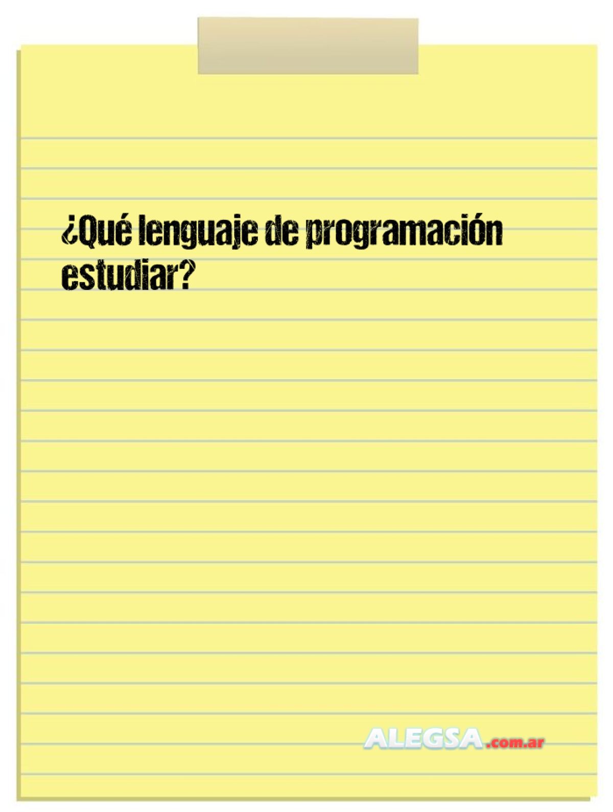 ¿Qué lenguaje de programación estudiar? 