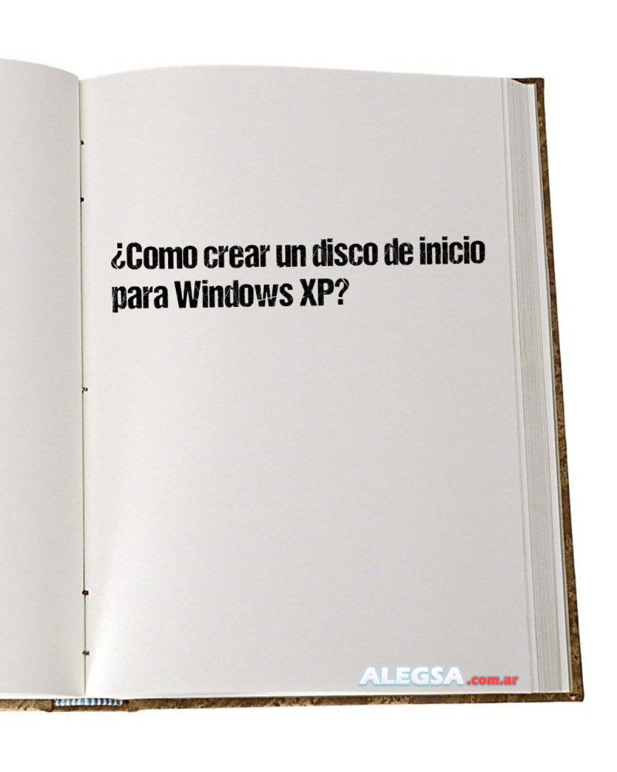 ¿Como crear un disco de inicio para Windows XP? 